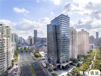 友力国际大厦：地铁江宁路站上盖现代建筑地标
